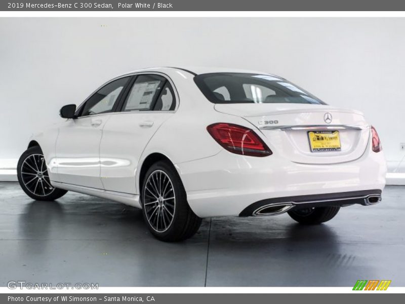 Polar White / Black 2019 Mercedes-Benz C 300 Sedan
