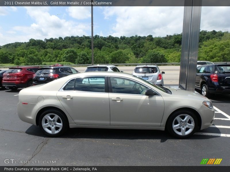 Gold Mist Metallic / Cocoa/Cashmere 2011 Chevrolet Malibu LS