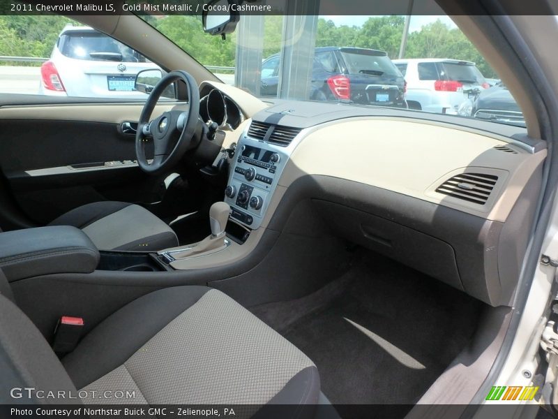 Gold Mist Metallic / Cocoa/Cashmere 2011 Chevrolet Malibu LS