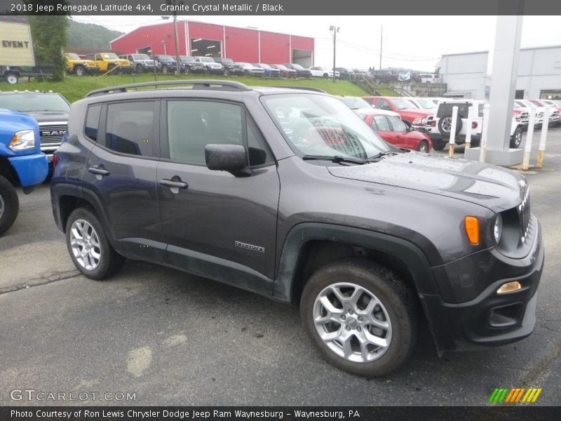 Granite Crystal Metallic / Black 2018 Jeep Renegade Latitude 4x4