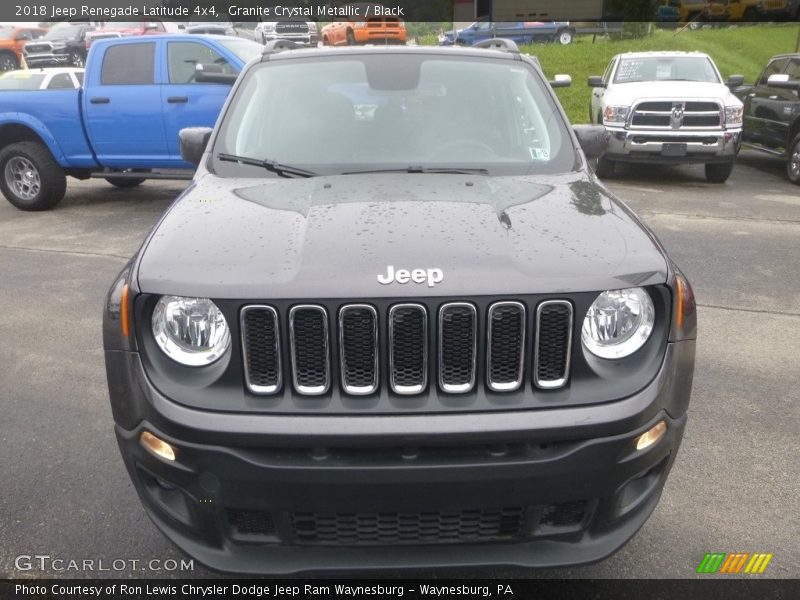 Granite Crystal Metallic / Black 2018 Jeep Renegade Latitude 4x4