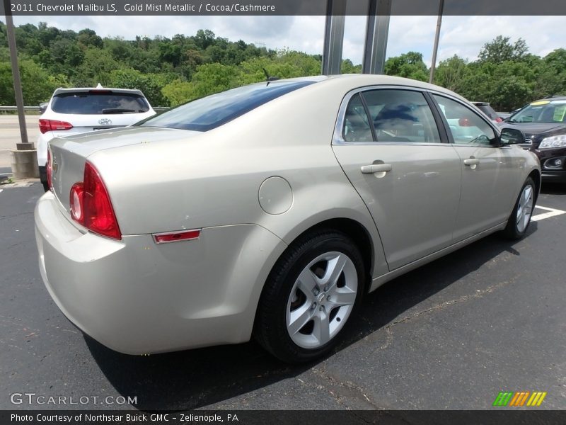 Gold Mist Metallic / Cocoa/Cashmere 2011 Chevrolet Malibu LS