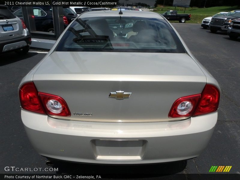 Gold Mist Metallic / Cocoa/Cashmere 2011 Chevrolet Malibu LS