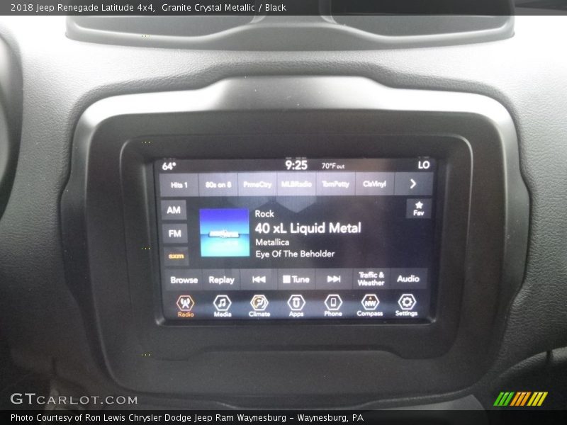Granite Crystal Metallic / Black 2018 Jeep Renegade Latitude 4x4