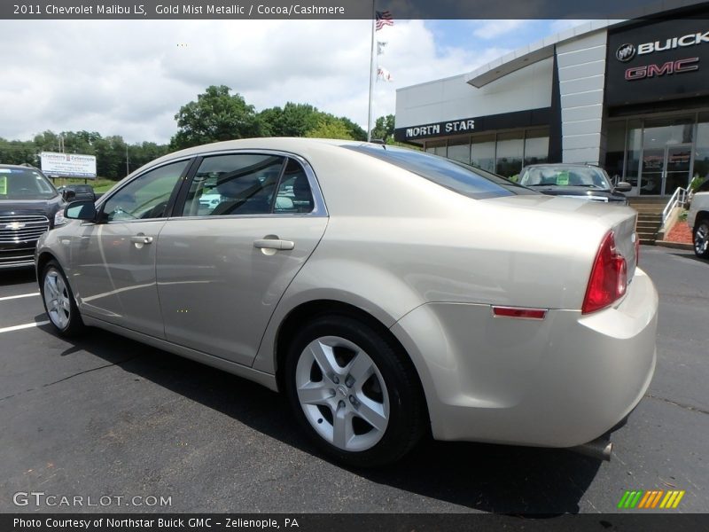Gold Mist Metallic / Cocoa/Cashmere 2011 Chevrolet Malibu LS