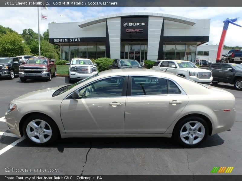 Gold Mist Metallic / Cocoa/Cashmere 2011 Chevrolet Malibu LS
