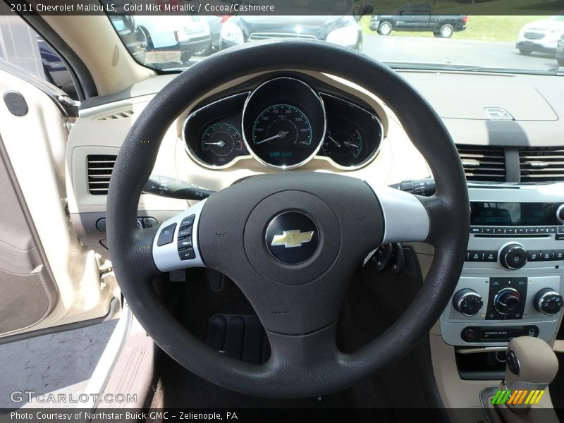 Gold Mist Metallic / Cocoa/Cashmere 2011 Chevrolet Malibu LS