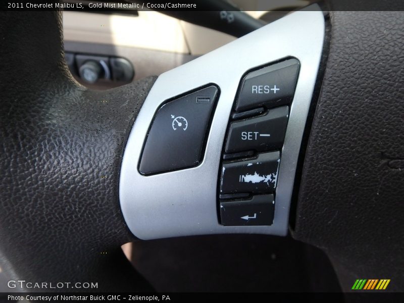 Gold Mist Metallic / Cocoa/Cashmere 2011 Chevrolet Malibu LS
