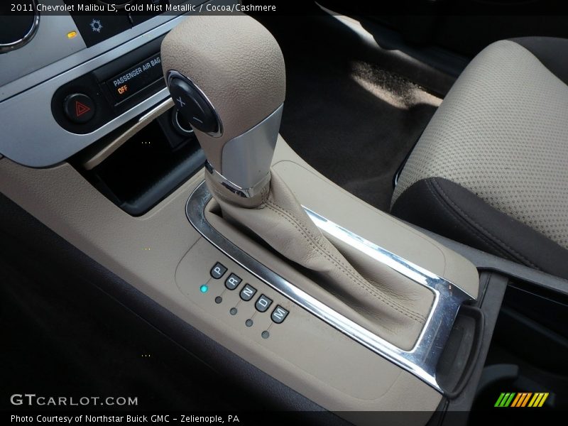 Gold Mist Metallic / Cocoa/Cashmere 2011 Chevrolet Malibu LS