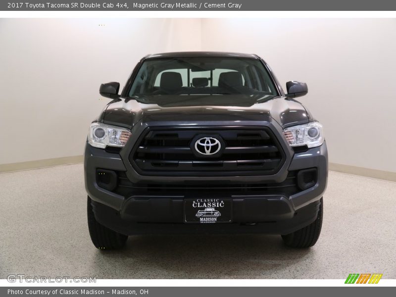 Magnetic Gray Metallic / Cement Gray 2017 Toyota Tacoma SR Double Cab 4x4