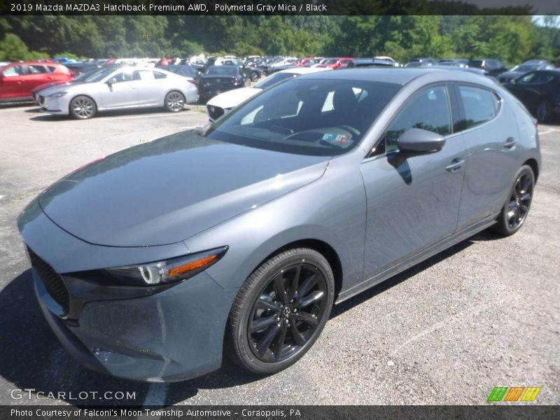 Front 3/4 View of 2019 MAZDA3 Hatchback Premium AWD