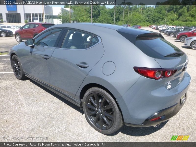 Polymetal Gray Mica / Black 2019 Mazda MAZDA3 Hatchback Premium AWD