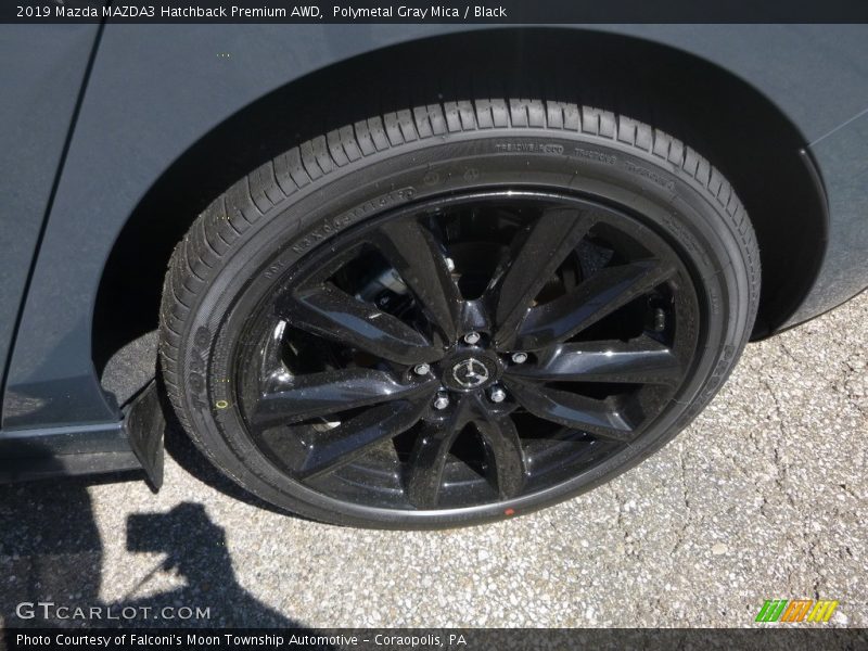 Polymetal Gray Mica / Black 2019 Mazda MAZDA3 Hatchback Premium AWD