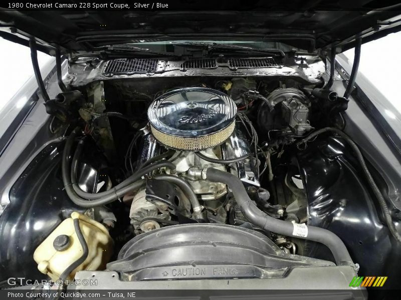 Silver / Blue 1980 Chevrolet Camaro Z28 Sport Coupe