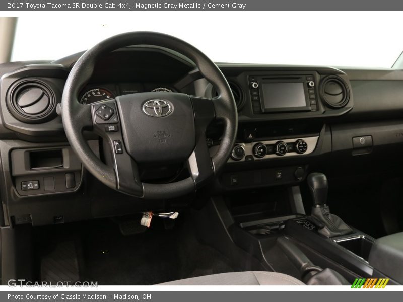 Magnetic Gray Metallic / Cement Gray 2017 Toyota Tacoma SR Double Cab 4x4