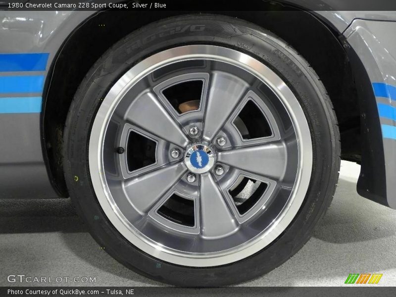 Silver / Blue 1980 Chevrolet Camaro Z28 Sport Coupe