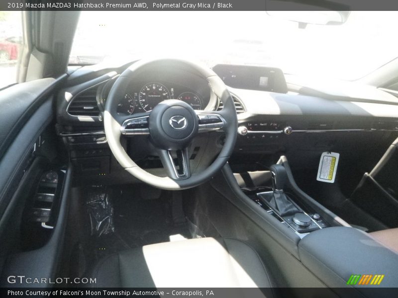 Polymetal Gray Mica / Black 2019 Mazda MAZDA3 Hatchback Premium AWD