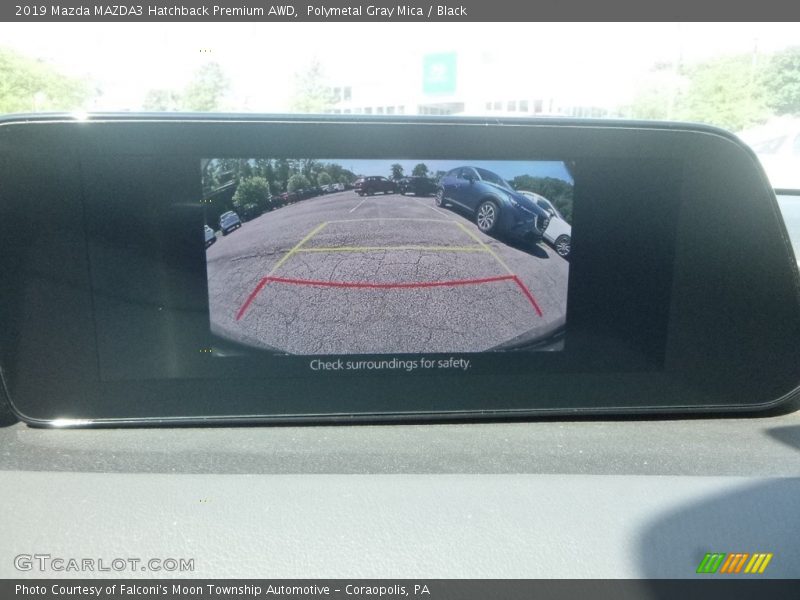 Polymetal Gray Mica / Black 2019 Mazda MAZDA3 Hatchback Premium AWD