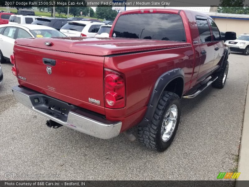 Inferno Red Crystal Pearl / Medium Slate Gray 2007 Dodge Ram 1500 SLT Mega Cab 4x4