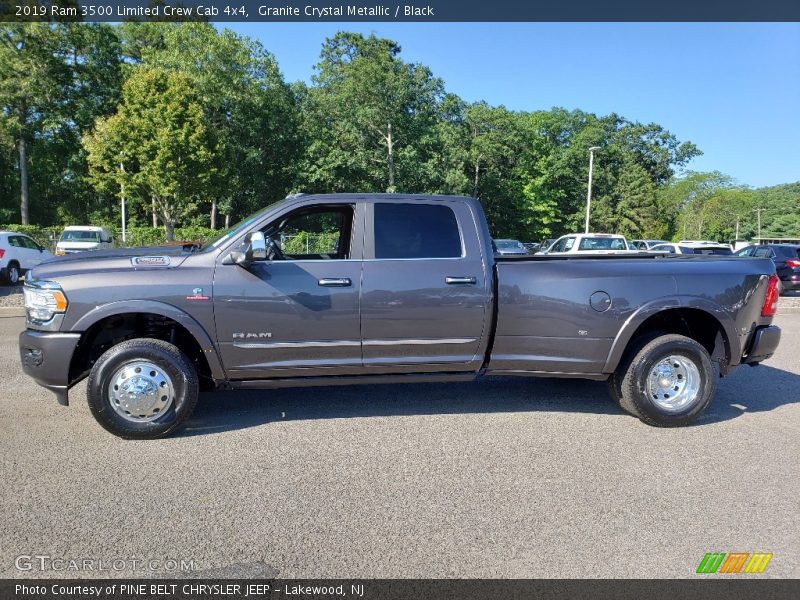 Granite Crystal Metallic / Black 2019 Ram 3500 Limited Crew Cab 4x4