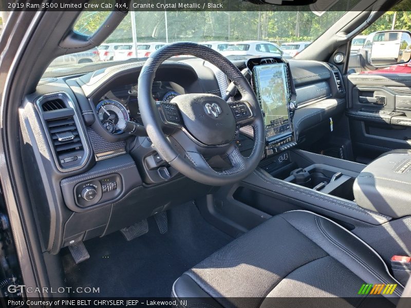 Granite Crystal Metallic / Black 2019 Ram 3500 Limited Crew Cab 4x4