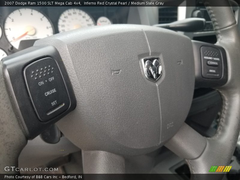 Inferno Red Crystal Pearl / Medium Slate Gray 2007 Dodge Ram 1500 SLT Mega Cab 4x4