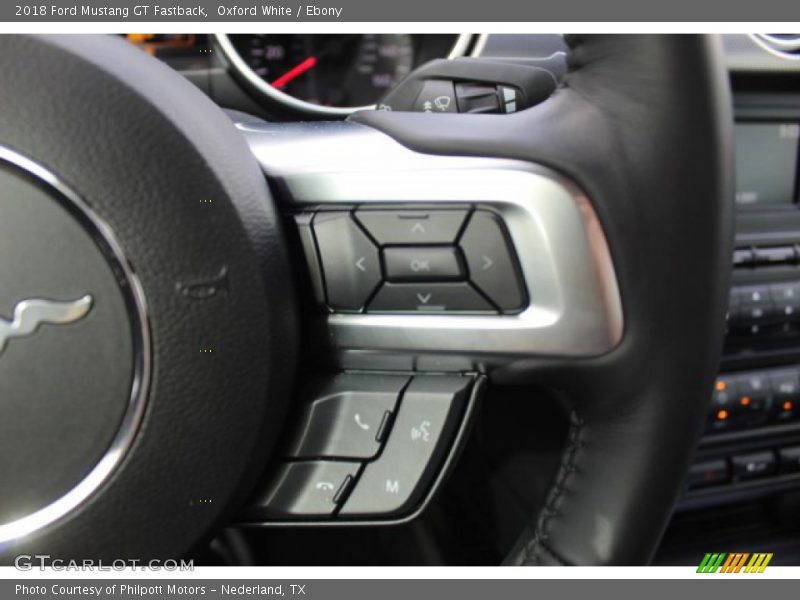 Oxford White / Ebony 2018 Ford Mustang GT Fastback