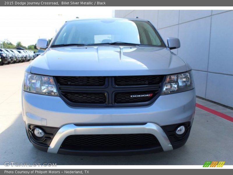Billet Silver Metallic / Black 2015 Dodge Journey Crossroad