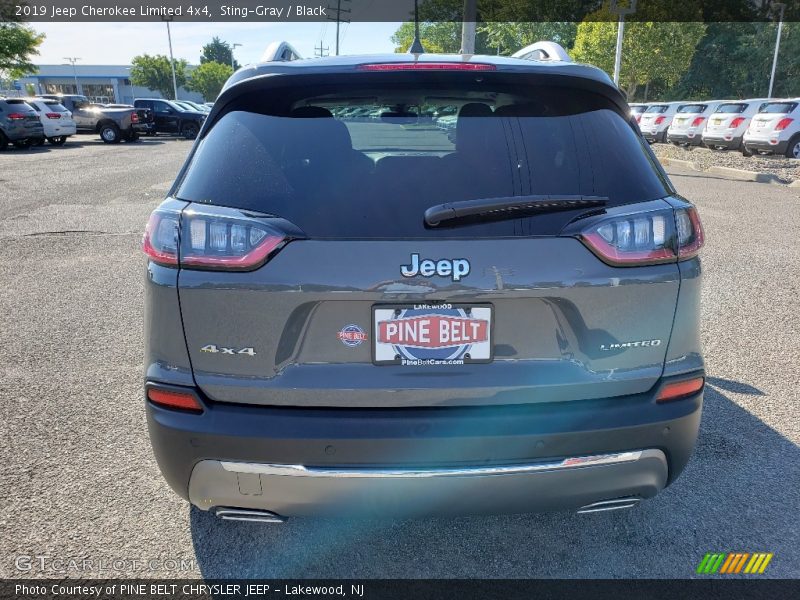 Sting-Gray / Black 2019 Jeep Cherokee Limited 4x4