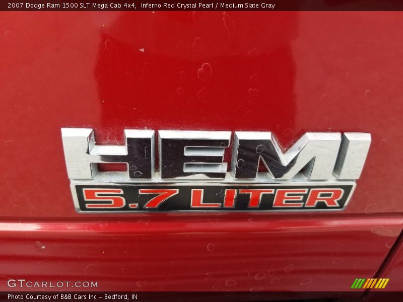 Inferno Red Crystal Pearl / Medium Slate Gray 2007 Dodge Ram 1500 SLT Mega Cab 4x4