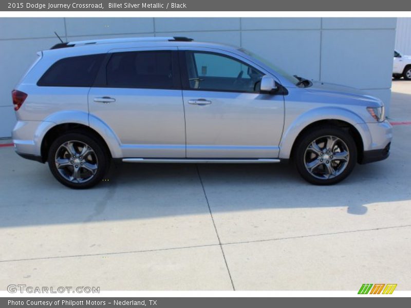 Billet Silver Metallic / Black 2015 Dodge Journey Crossroad