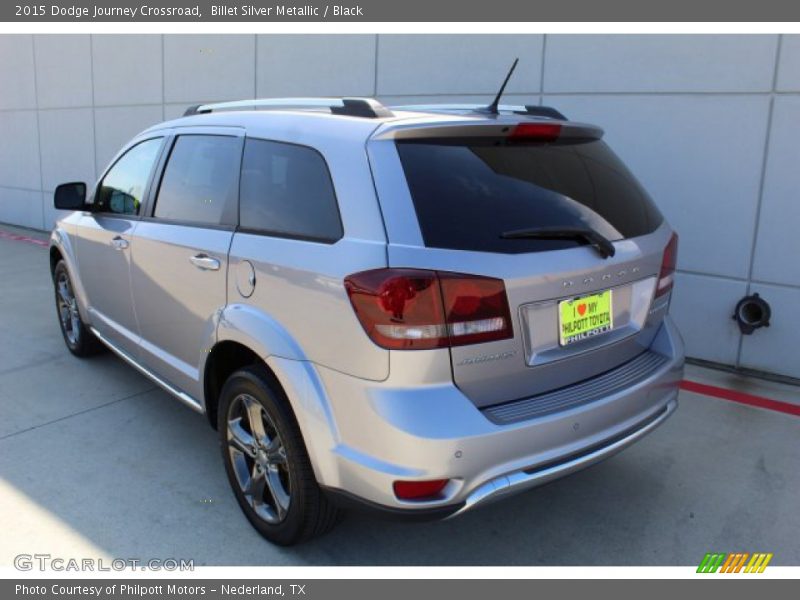 Billet Silver Metallic / Black 2015 Dodge Journey Crossroad