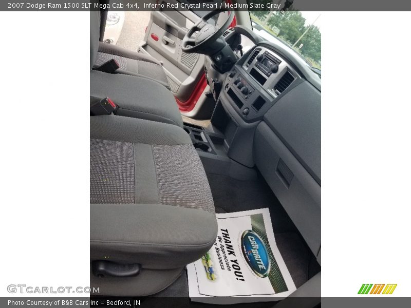 Inferno Red Crystal Pearl / Medium Slate Gray 2007 Dodge Ram 1500 SLT Mega Cab 4x4