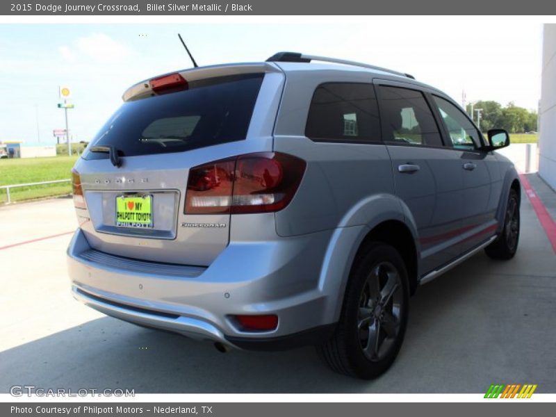 Billet Silver Metallic / Black 2015 Dodge Journey Crossroad