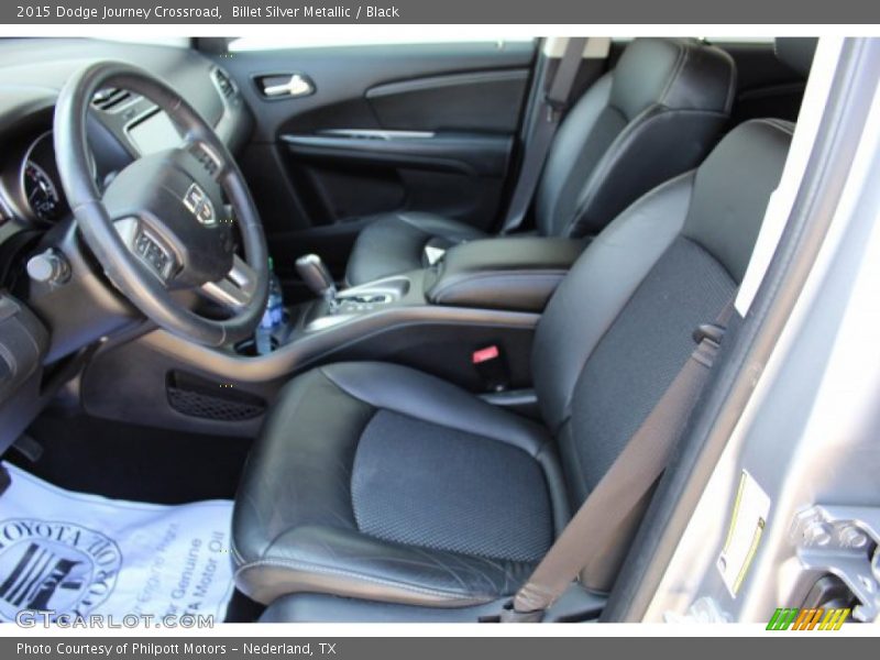 Billet Silver Metallic / Black 2015 Dodge Journey Crossroad