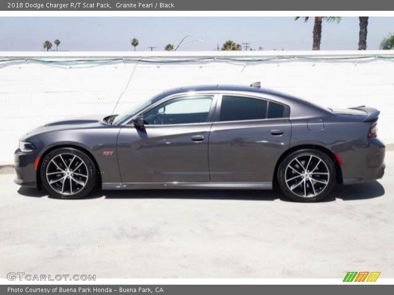 Granite Pearl / Black 2018 Dodge Charger R/T Scat Pack
