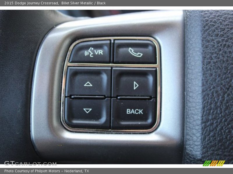 Billet Silver Metallic / Black 2015 Dodge Journey Crossroad