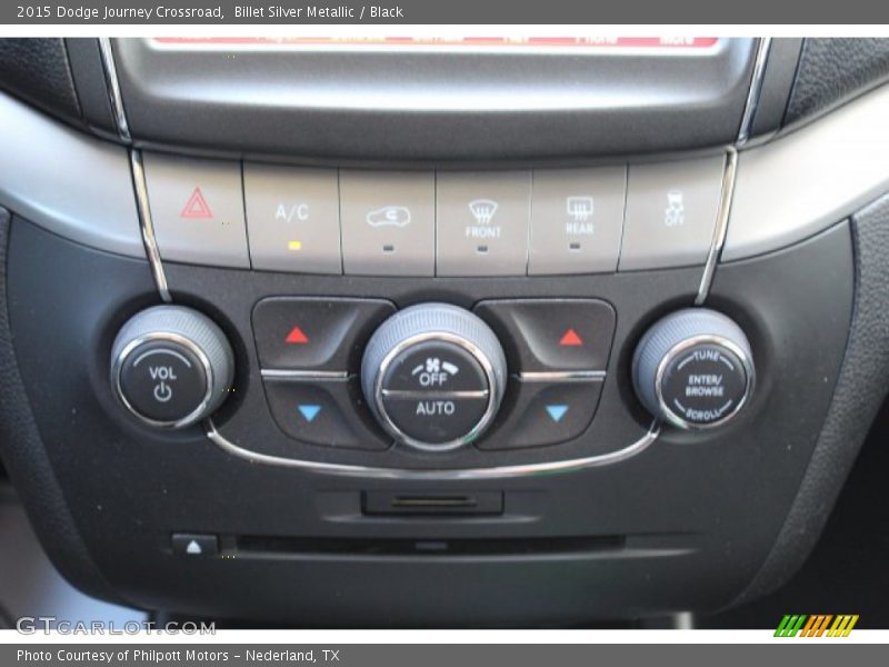 Billet Silver Metallic / Black 2015 Dodge Journey Crossroad