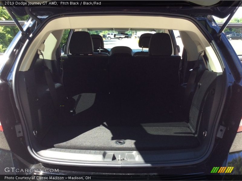 Pitch Black / Black/Red 2019 Dodge Journey GT AWD