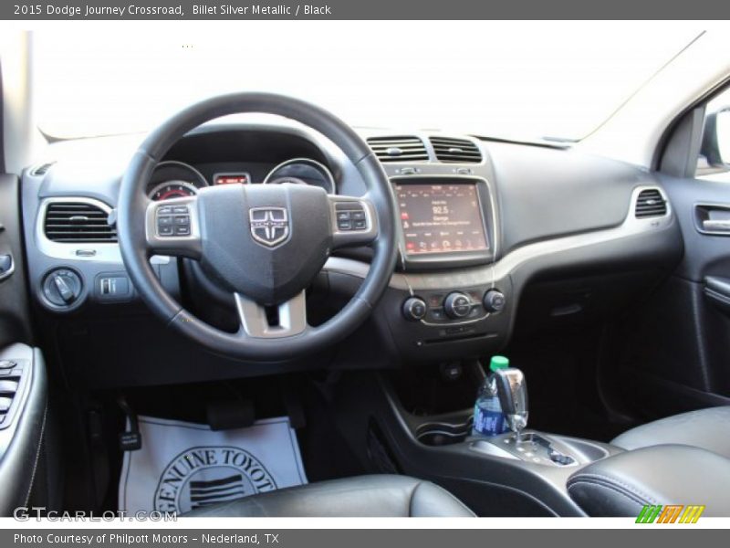 Billet Silver Metallic / Black 2015 Dodge Journey Crossroad