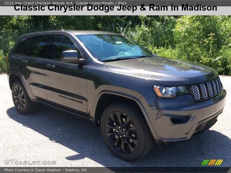 Granite Crystal Metallic / Black 2019 Jeep Grand Cherokee Altitude 4x4