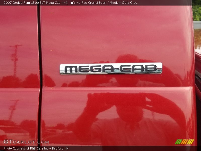 Inferno Red Crystal Pearl / Medium Slate Gray 2007 Dodge Ram 1500 SLT Mega Cab 4x4