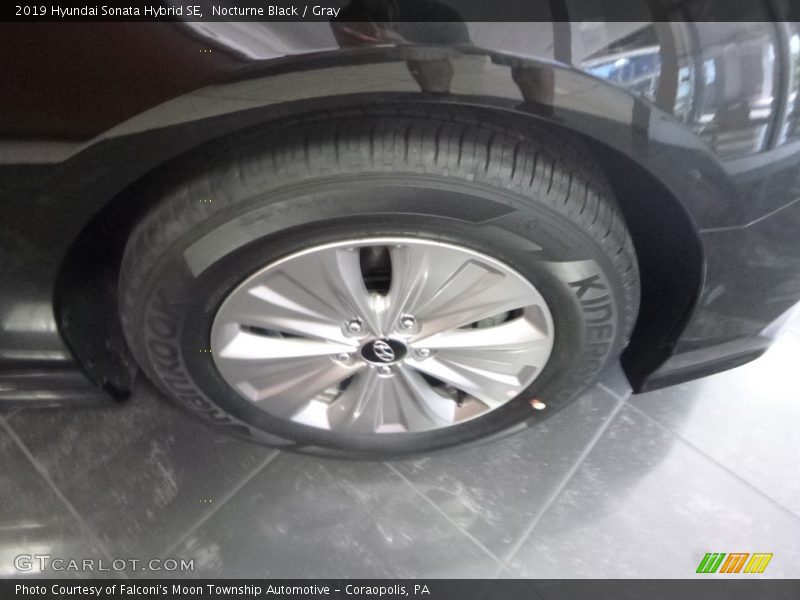 Nocturne Black / Gray 2019 Hyundai Sonata Hybrid SE