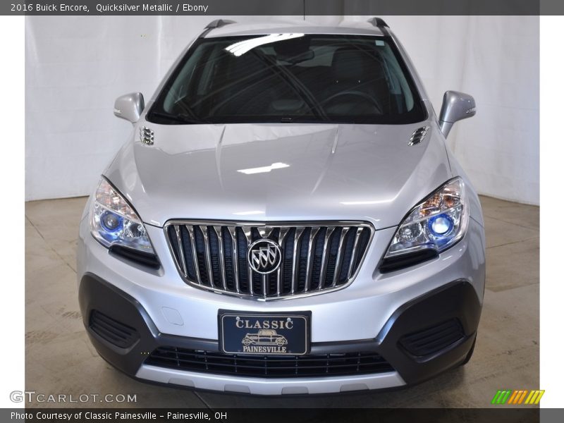 Quicksilver Metallic / Ebony 2016 Buick Encore