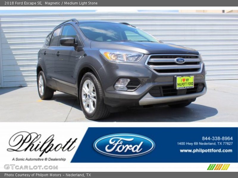Magnetic / Medium Light Stone 2018 Ford Escape SE