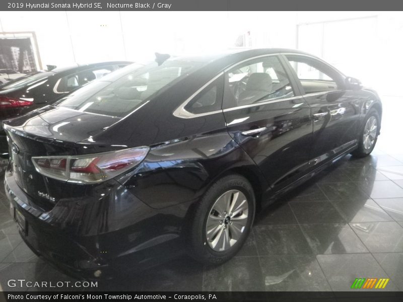 Nocturne Black / Gray 2019 Hyundai Sonata Hybrid SE