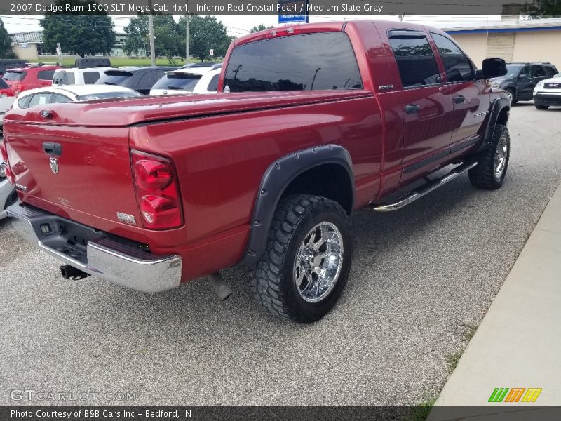 Inferno Red Crystal Pearl / Medium Slate Gray 2007 Dodge Ram 1500 SLT Mega Cab 4x4