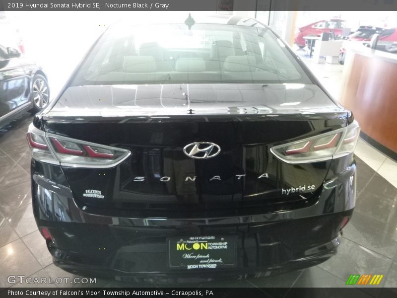 Nocturne Black / Gray 2019 Hyundai Sonata Hybrid SE