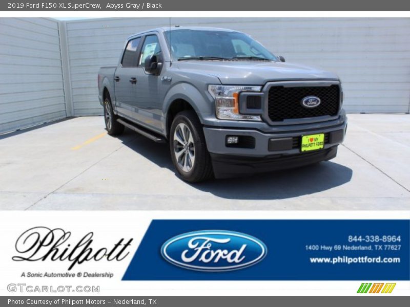 Abyss Gray / Black 2019 Ford F150 XL SuperCrew