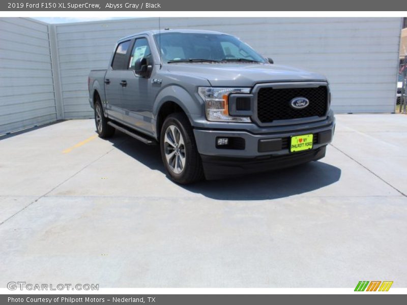 Abyss Gray / Black 2019 Ford F150 XL SuperCrew